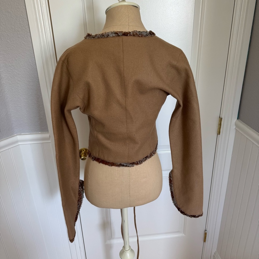 Vintage Fendi by Karl Lagerfeld 1980s Cropped Jacket - Picture 8 of 13